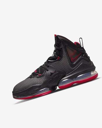 Nike LeBron 19 Negros Rojos Negros | MX 2371